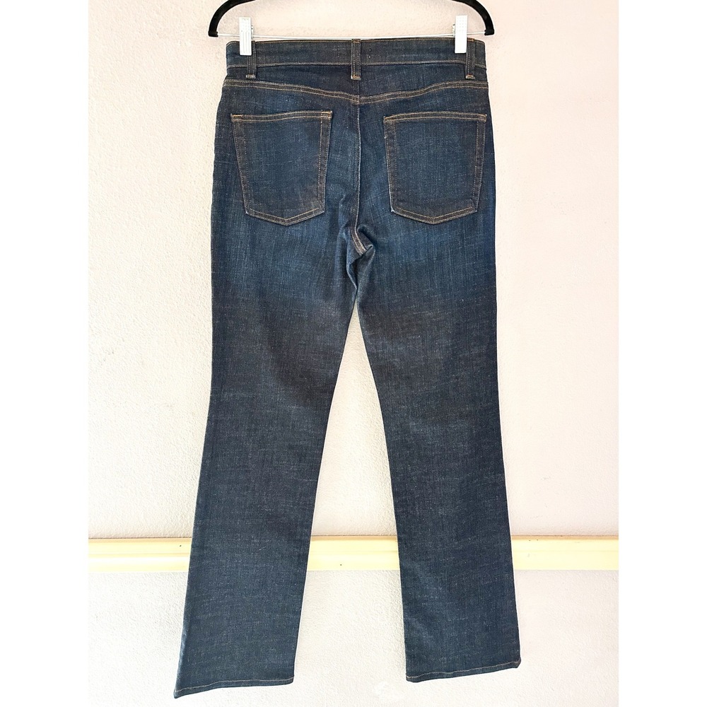 Eileen Fisher Womens Organic Cotton Boot Cut Jeans Dark Wash Size 6 - Picture 5 of 5